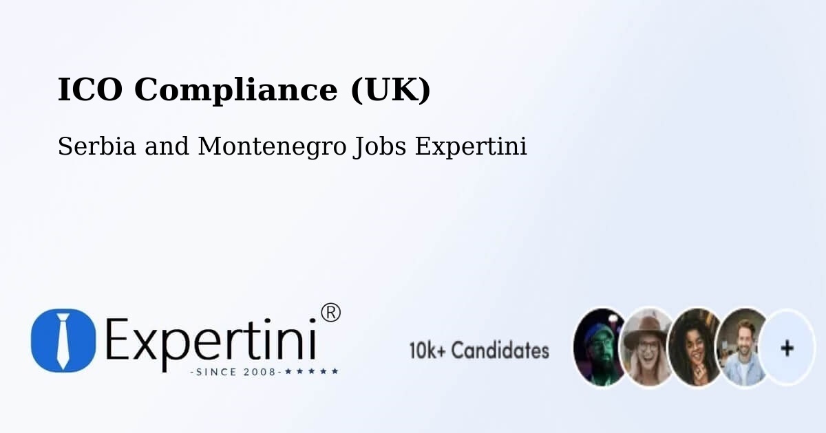 UK Data Protection & ICO Compliance – Kenora - Serbia and Montenegro Jobs Expertini