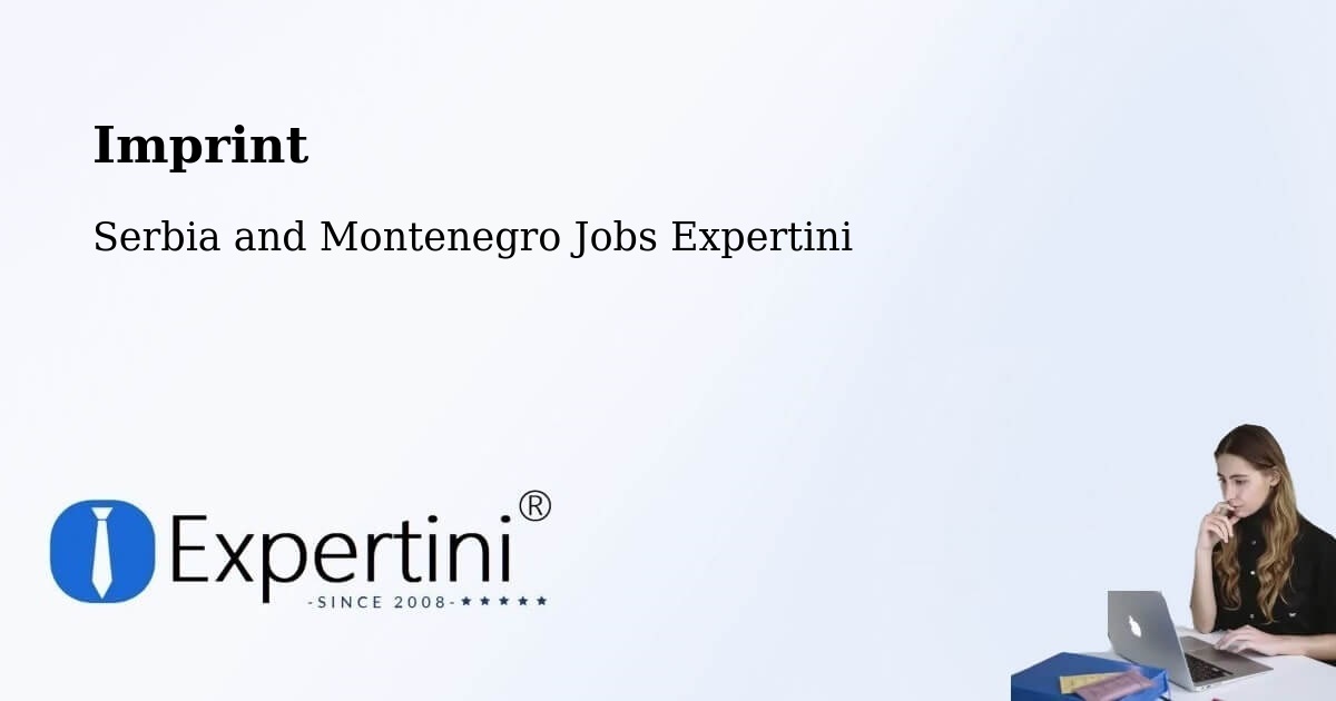 Imprint – Kenora - Serbia and Montenegro Jobs Expertini